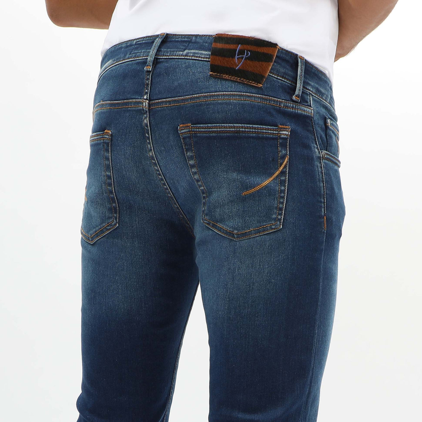 Denim blue slim Orvieto